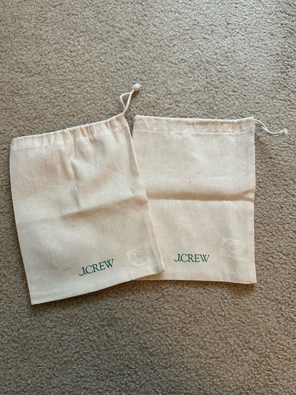 J.Crew drawstring bags